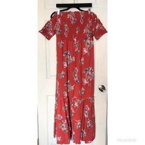 SOLD! Off the shoulder maxi!